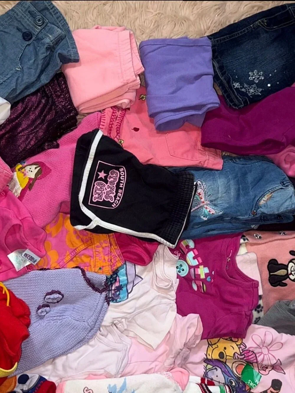 HUGE 59 Piece Kids Clothing Bundle! Sizes 6/12m-6T